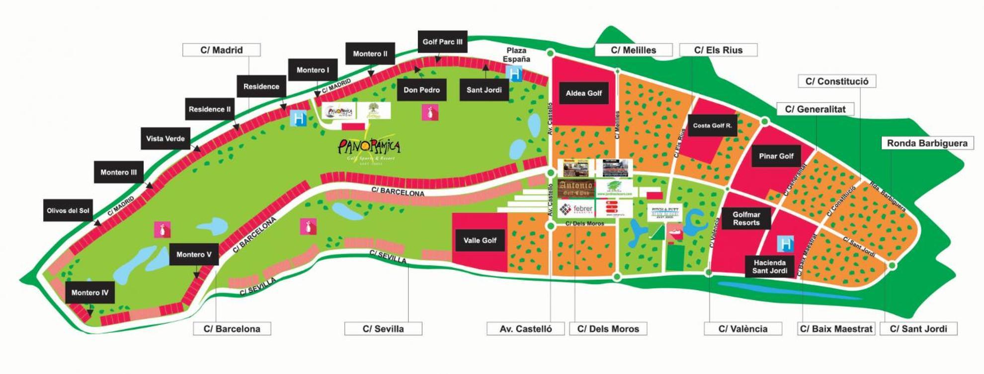 Espectacular Chalet Adosado Para Vacaciones En Panoramica Golf Sant Jordi 외부 사진