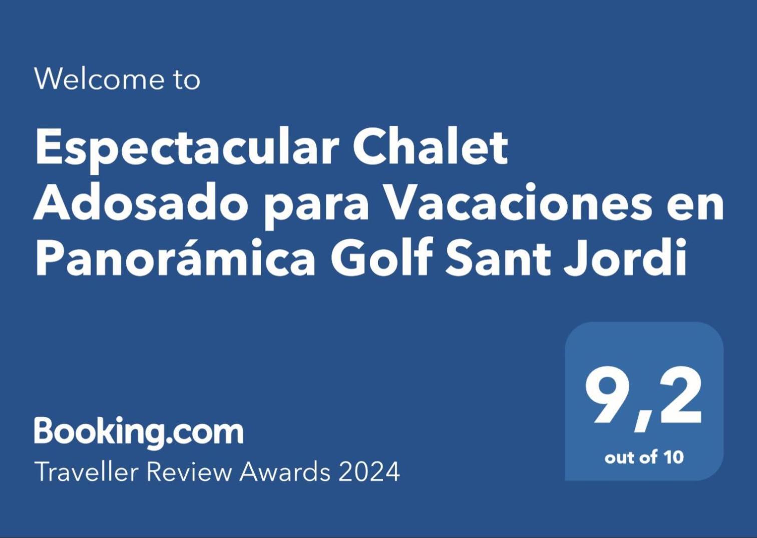 Espectacular Chalet Adosado Para Vacaciones En Panoramica Golf Sant Jordi 외부 사진